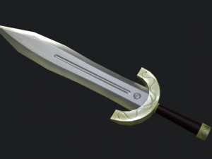 short sword 3D Model