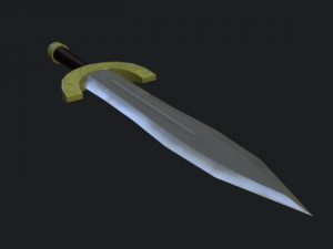 short sword 3D Modell