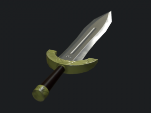 short sword 3D Modell