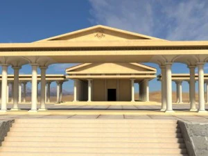 greek temple 3D Model