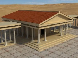 greek temple 3D Model
