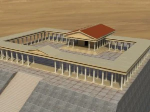 greek temple 3D Model