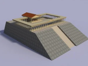 greek temple 3D Model