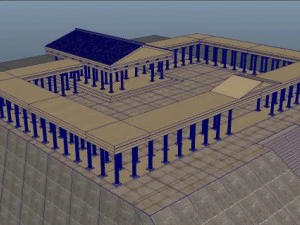 greek temple 3D Model