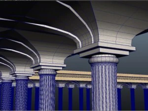 greek temple 3D Model
