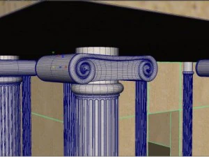 greek temple 3D Model