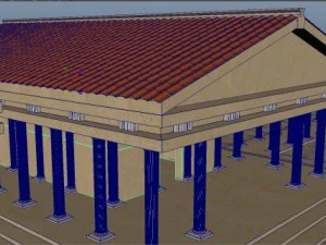greek temple 3D Model