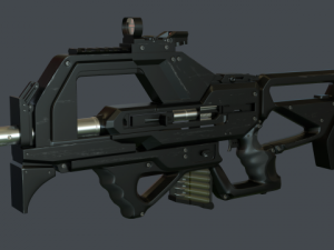 concept rifle Model 3D