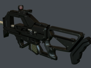 concept rifle Model 3D