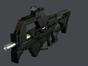 concept rifle Model 3D