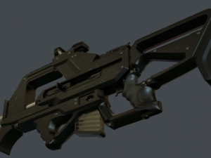 concept rifle Model 3D