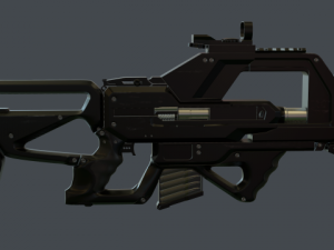 concept rifle Model 3D