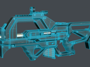 concept rifle Model 3D