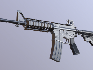 m4 rifle 3D Model