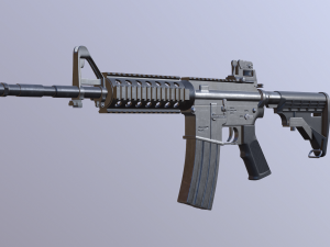 m4 rifle Modello 3D