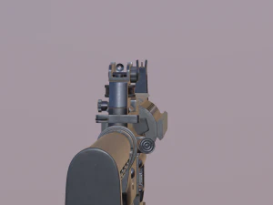 m4 rifle 3D Model