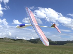 glider model 3D 模型