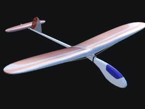 glider model 3D 模型