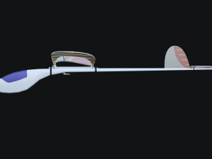 glider model 3D 模型