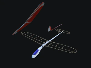 glider model 3D Model