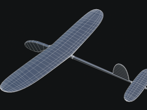 glider model 3D 模型
