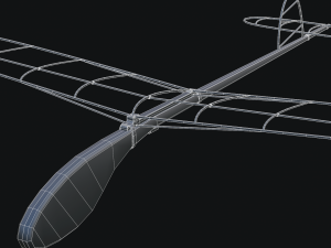 glider model 3D 模型