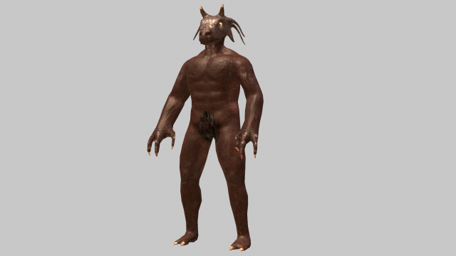 monster character 3D Модель .c4d .max .obj .3ds .fbx .stl .blend 