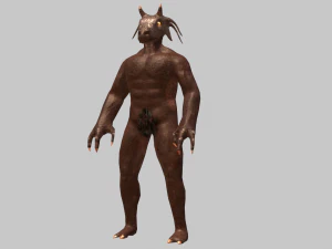 personaggio mostruoso Modello 3D