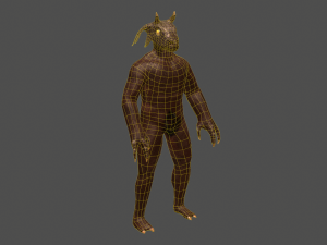 monster character 3D Модель