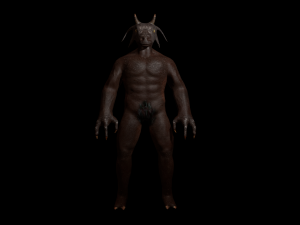 monster character 3D Модель