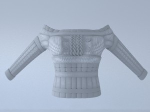 pulover Model 3D