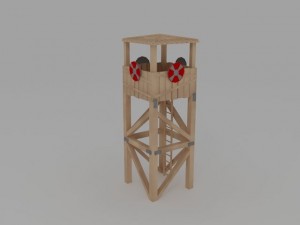 woodtower Model 3D