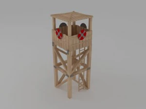 woodtower 3D Model