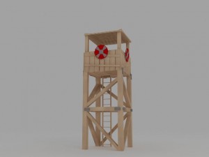 woodtower 3D मॉडल