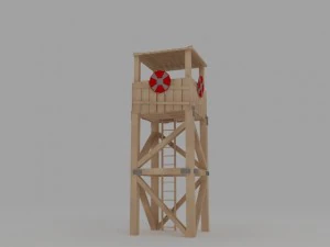 woodtower 3D Model
