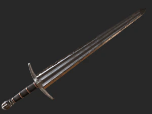 one-handed medieval swords pack 3D Model
