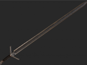 one-handed medieval swords pack 3D Model