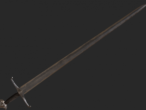 one-handed medieval swords pack 3D Model