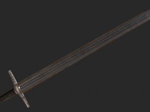one-handed medieval swords pack 3D Model