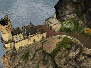 castle swallows nest day version Modelo 3D