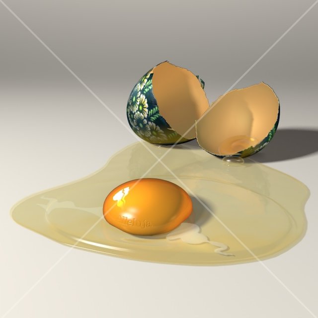 easter egg Model 3D .c4d .max .obj .3ds .fbx .stl .blend 