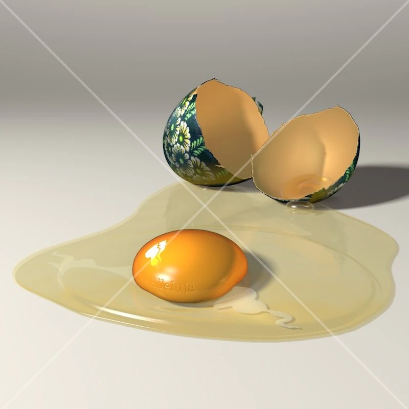 easter egg 3D Model .c4d .max .obj .3ds .fbx .stl .blend 
