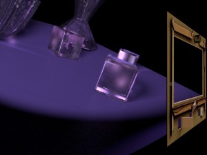 graphics with glass 3D Model