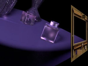graphics with glass 3D Model
