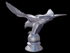 eagle chrome 3D Model