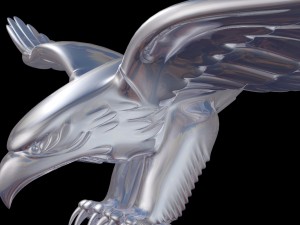 eagle chrome 3D Model