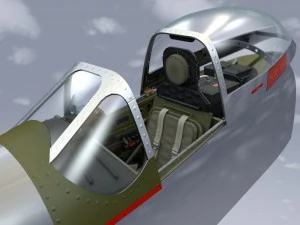 Cockpit Mustang P-51d 3D Modell
