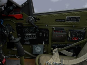 cockpit mustang p-51d 3D Model