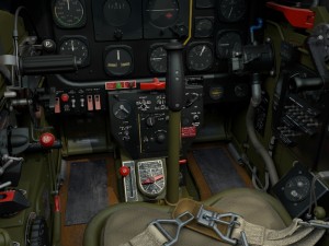 cockpit mustang p-51d 3D Model