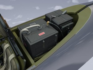 cockpit mustang p-51d 3D Model